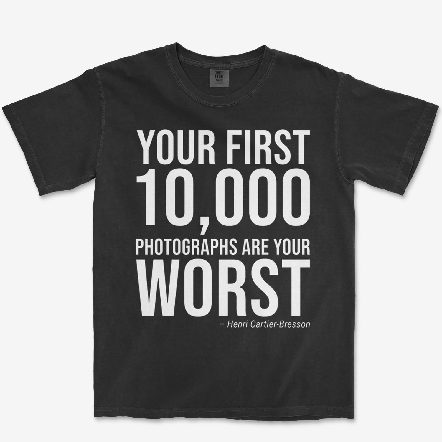 T-Shirt Black / S First 10000 Heavyweight Tee