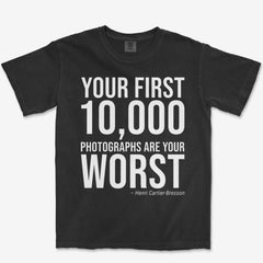T-Shirt Black / S First 10000 Heavyweight Tee