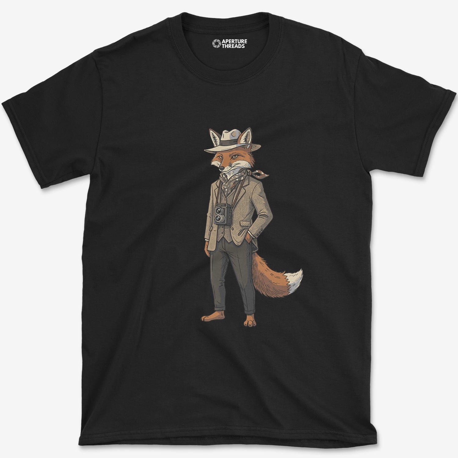 T-Shirt Black / S Fox Photographer T-Shirt