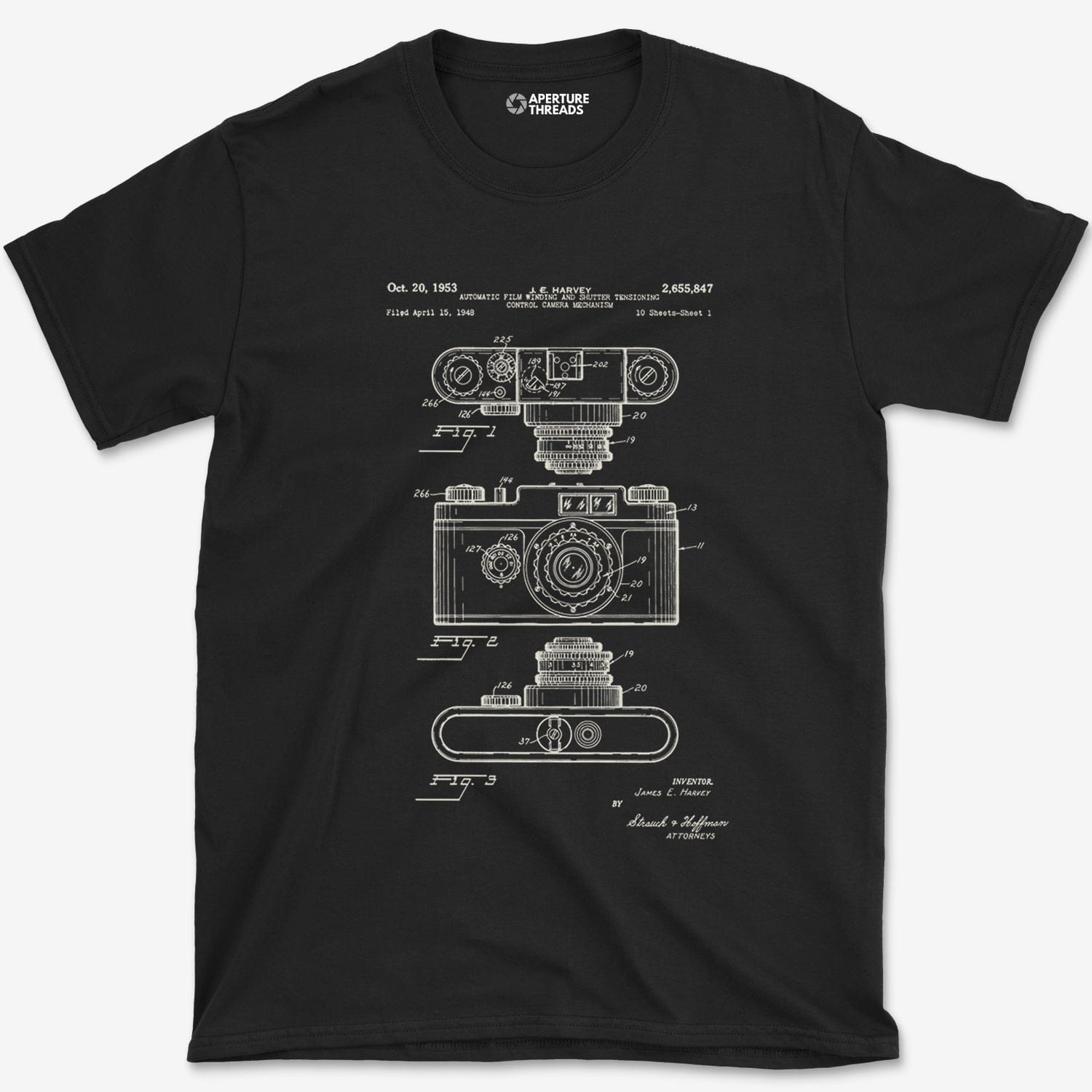 T-Shirt Black / S Harvey Blueprint T-Shirt