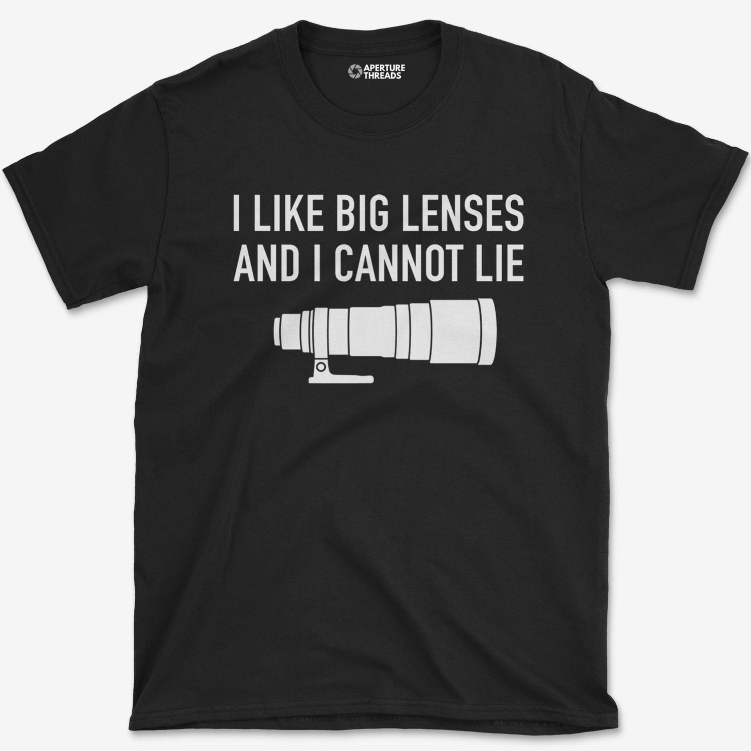 T-Shirt Black / S I Like Big Lenses T-Shirt