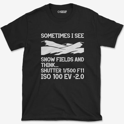 T-Shirt Black / S I See Snow T-Shirt
