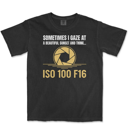 T-Shirt Black / S ISO 100 F16 - Premium T-Shirt