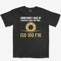 T-Shirt Black / S ISO 100 F16 - Premium T-Shirt