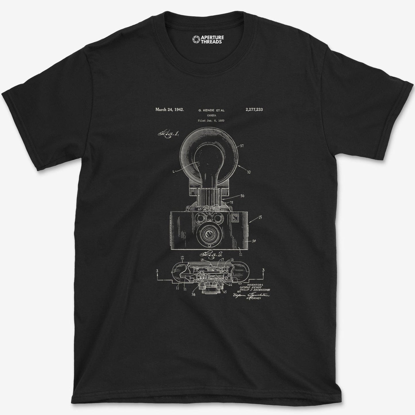 T-Shirt Black / S Kende Blueprint T-Shirt
