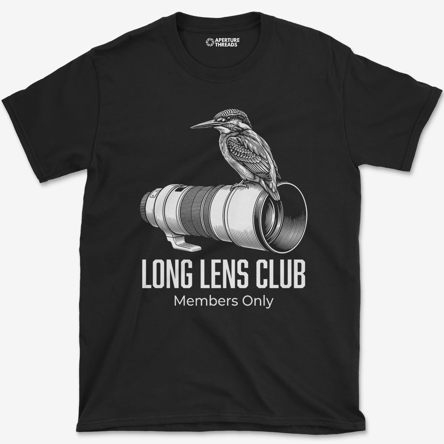 T-Shirt Black / S Long Lens King Fisher T-Shirt