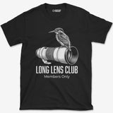 T-Shirt Black / S Long Lens King Fisher T-Shirt