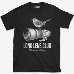 T-Shirt Black / S Long Lens Warbler T-Shirt