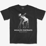 T-Shirt Black / S Moose Portraits Heavyweight Tee