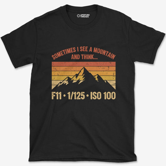 T-Shirt Black / S Mountain & Think T-Shirt