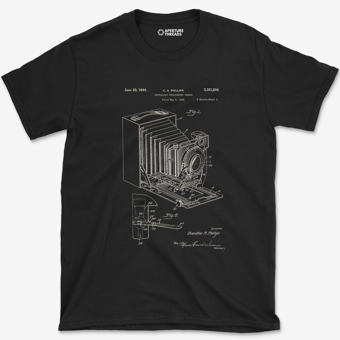 T-Shirt Black / S Philips Blueprint T-Shirt