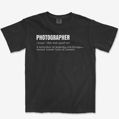 T-Shirt Black / S Photographer Definition Heavyweight Tee