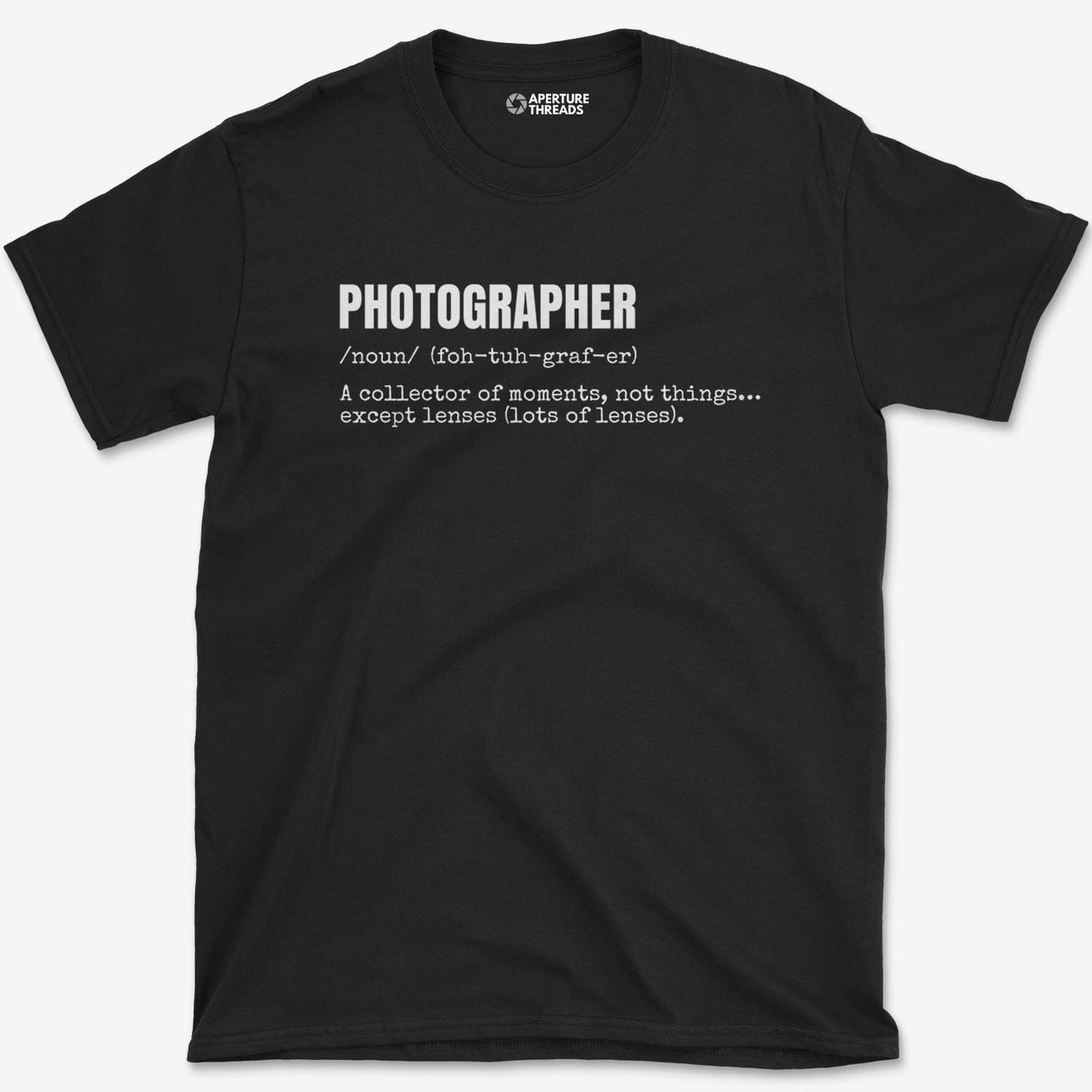 T-Shirt Black / S Photographer Definition T-Shirt