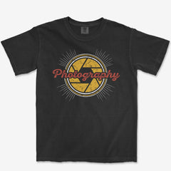 T-Shirt Black / S Photography Retro Heavyweight Tee