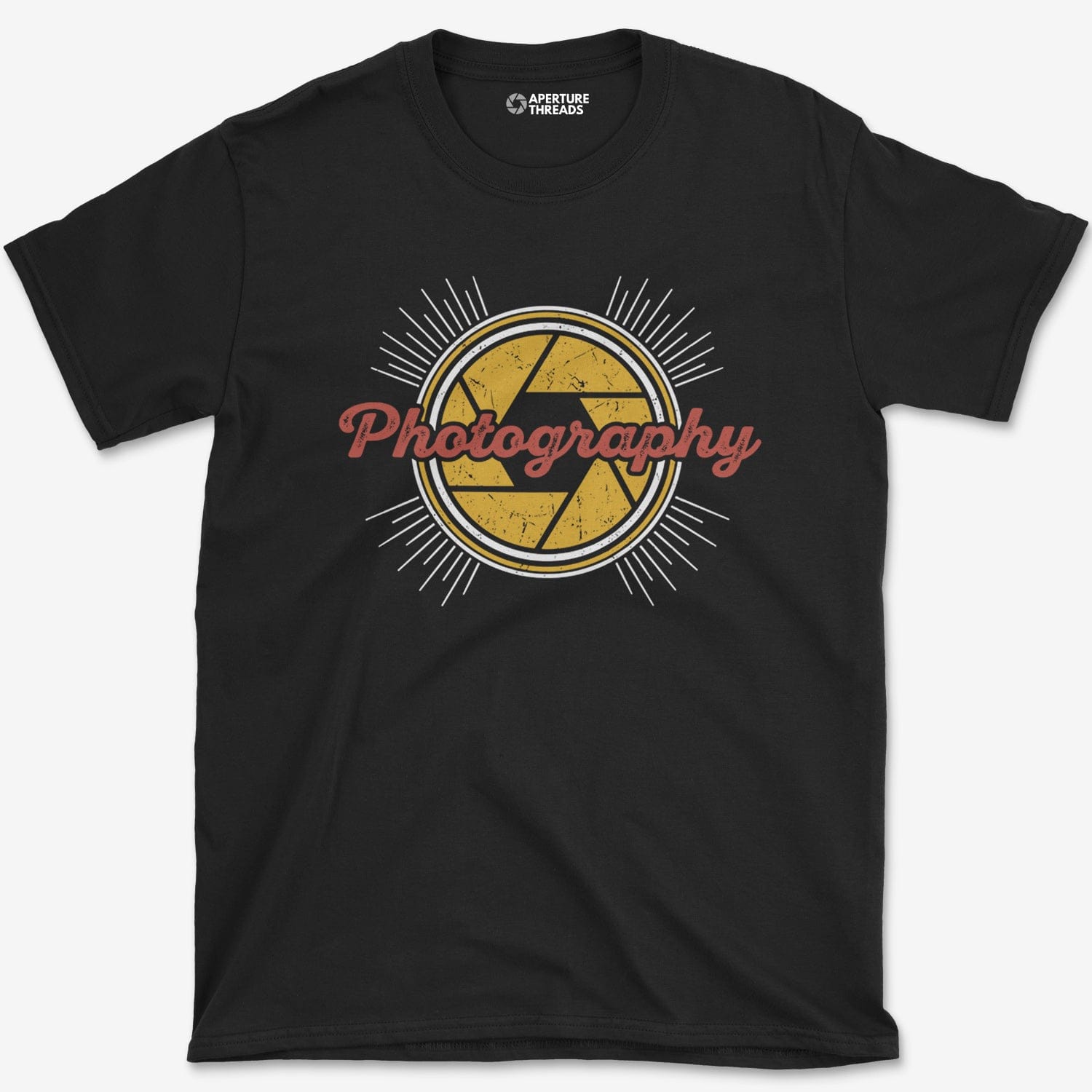 T-Shirt Black / S Photography Retro T-Shirt