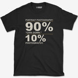 T-Shirt Black / S Portrait Photography T-Shirt