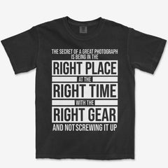T-Shirt Black / S Right Place Heavyweight Tee