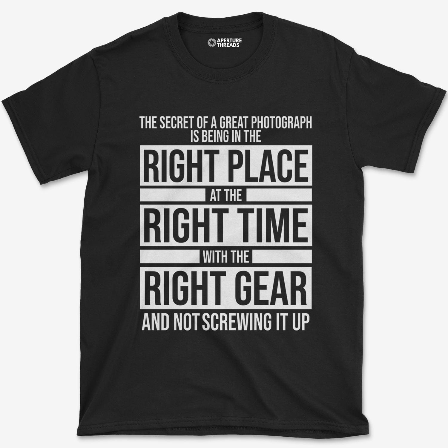 T-Shirt Black / S Right Place T-Shirt