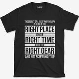 T-Shirt Black / S Right Place T-Shirt