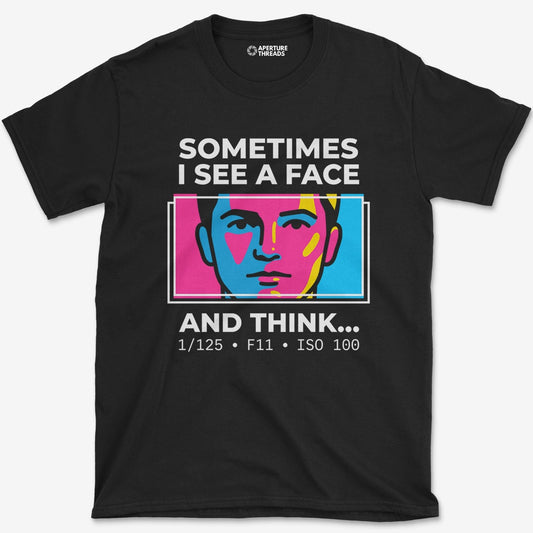 T-Shirt Black / S See A Face T-Shirt