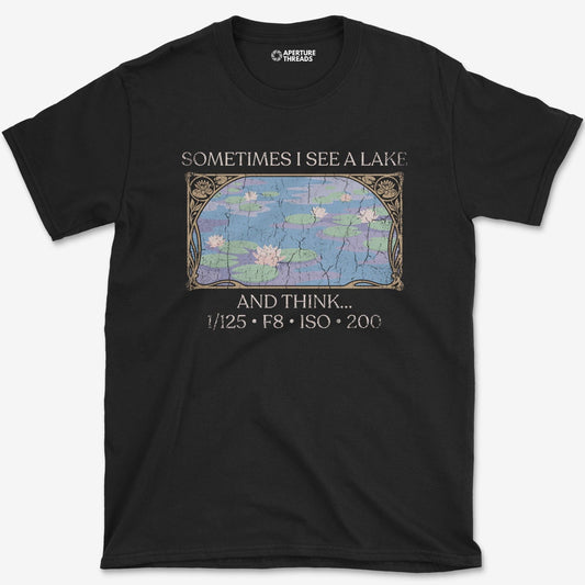 T-Shirt Black / S See A Lake T-Shirt