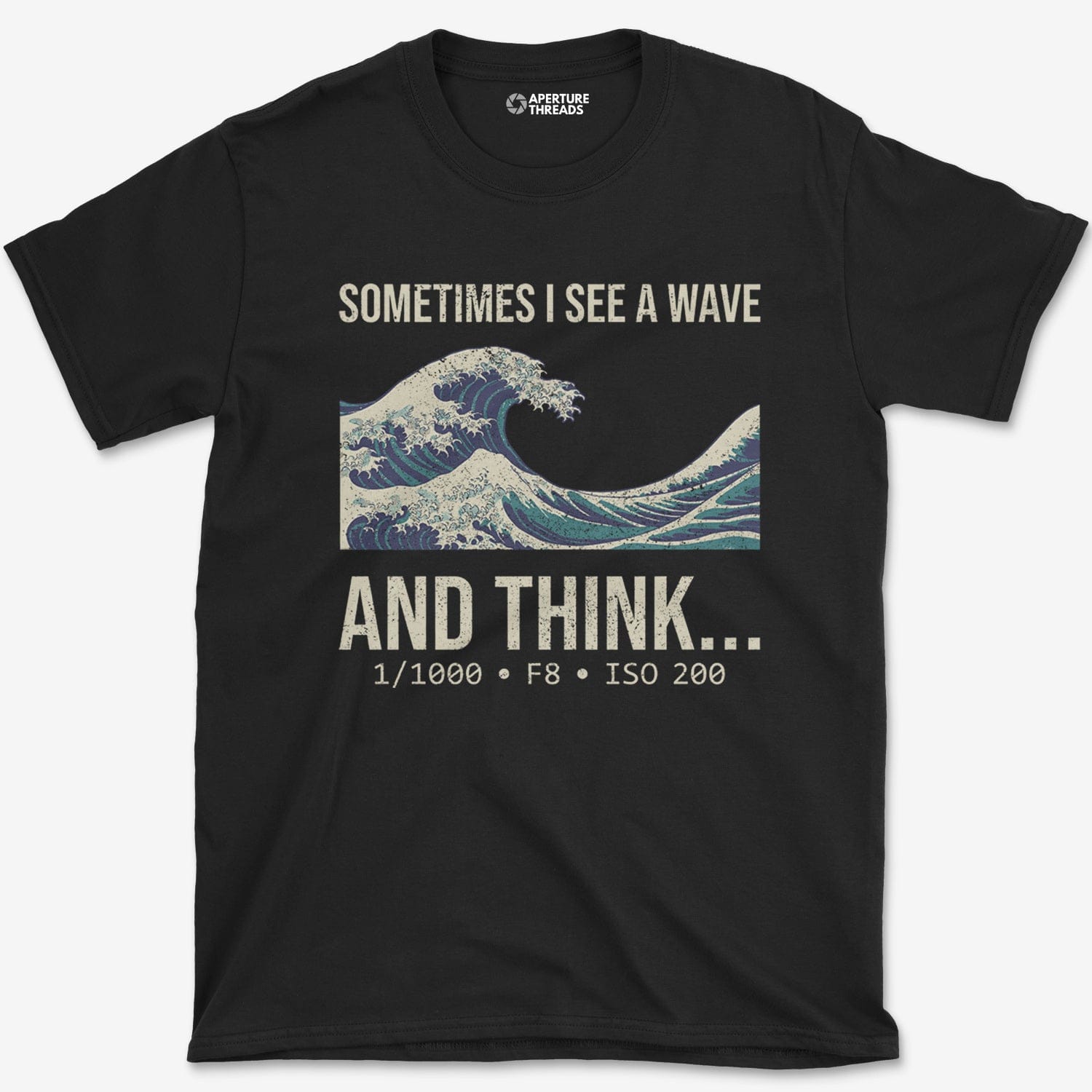 T-Shirt Black / S See A Wave T-Shirt