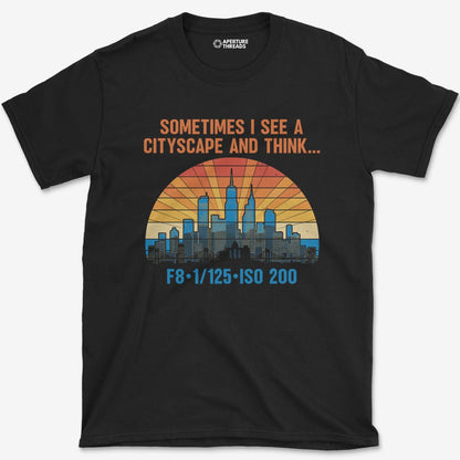 T-Shirt Black / S See City Scape T-Shirt