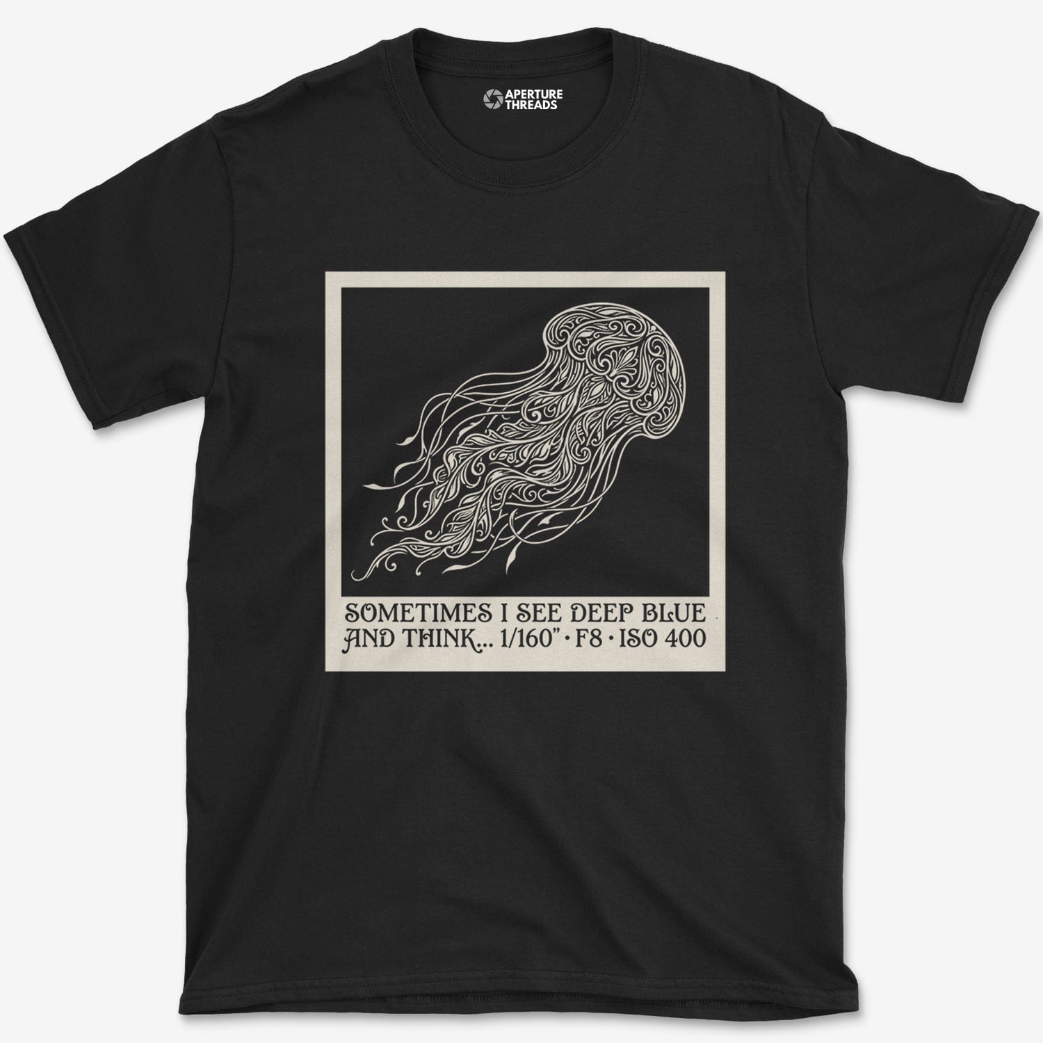 T-Shirt Black / S See Deep Blue T-Shirt