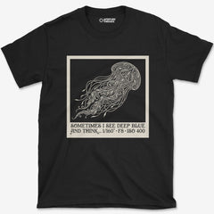 T-Shirt Black / S See Deep Blue T-Shirt
