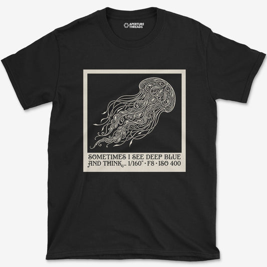 T-Shirt Black / S See Deep Blue T-Shirt