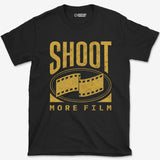 T-Shirt Black / S Shoot More Film T-Shirt
