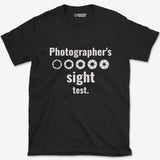 T-Shirt Black / S Sight Test T-Shirt