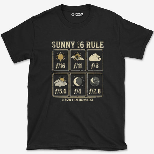 T-Shirt Black / S Sunny 16 Rule T-Shirt