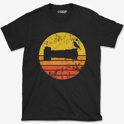 T-Shirt Black / S Sunset Bird Camera T-Shirt