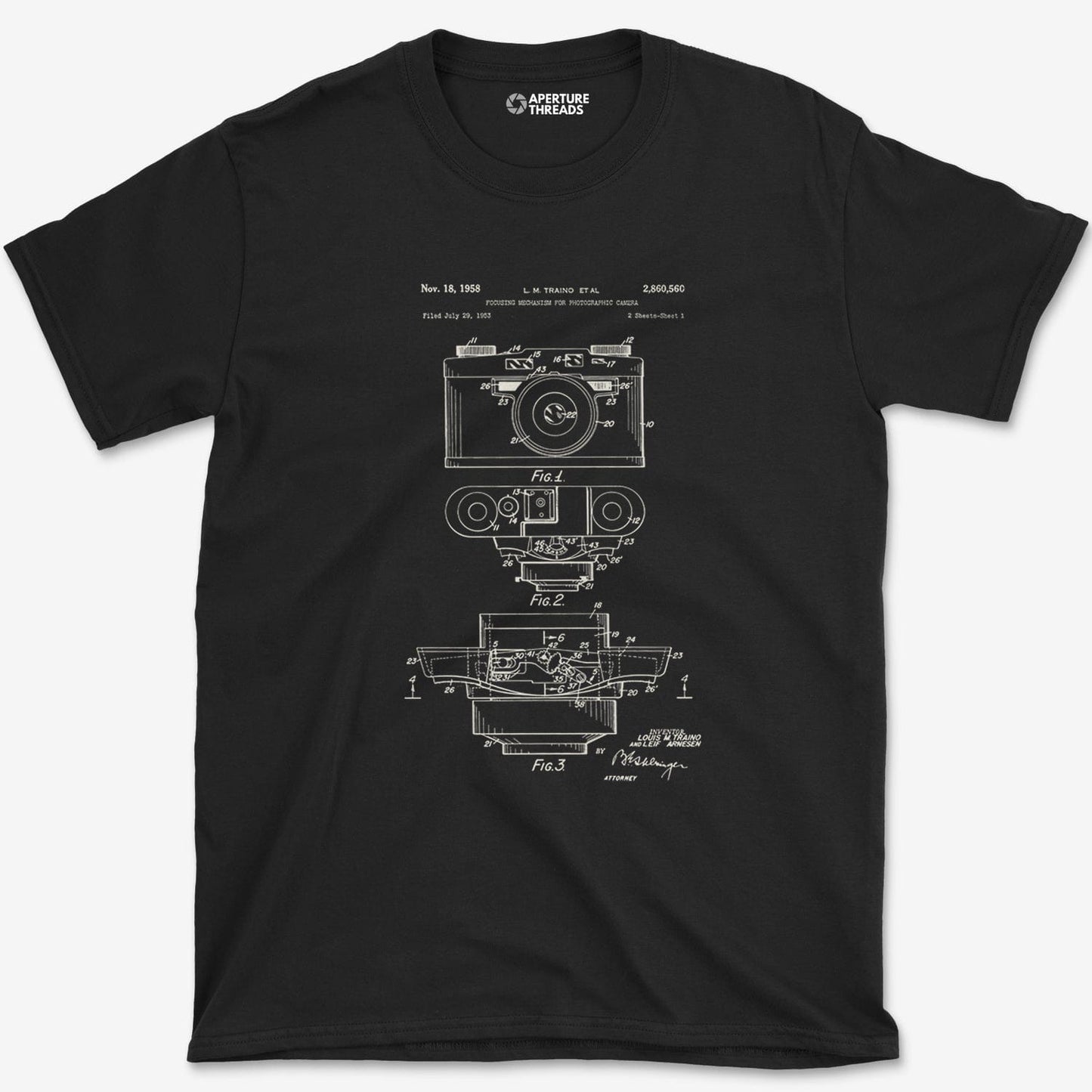 T-Shirt Black / S Tranio Blueprint T-Shirt