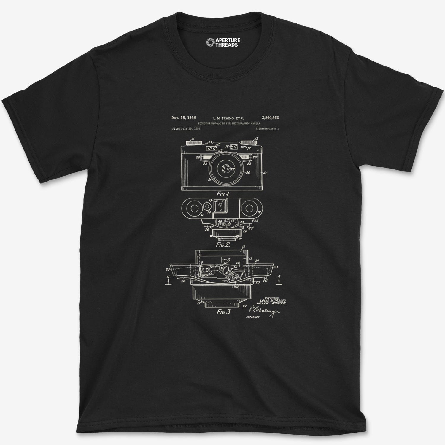 T-Shirt Black / S Tranio Blueprint T-Shirt