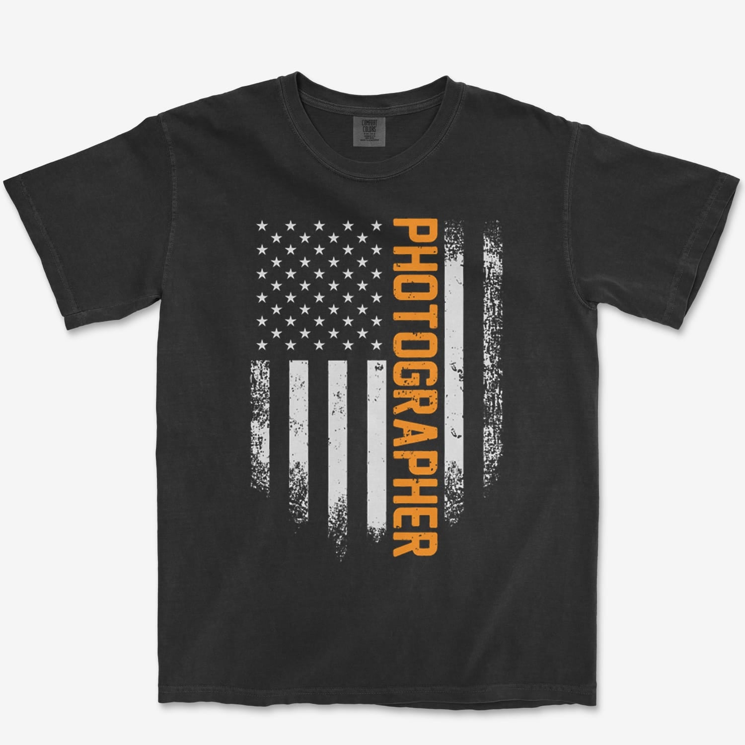 T-Shirt Black / S USA Photographer Heavyweight Tee