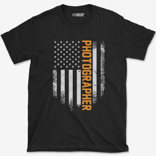 T-Shirt Black / S USA Photographer T-Shirt