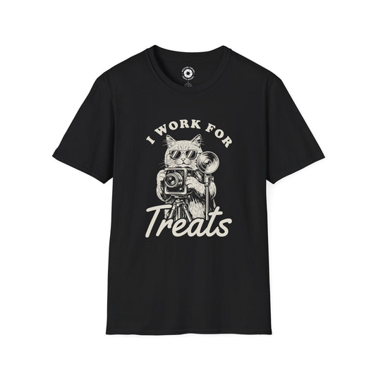 T-Shirt Black / S Work For Treats T-Shirt