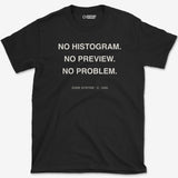 T-Shirt Black / XS No Histogram T-Shirt