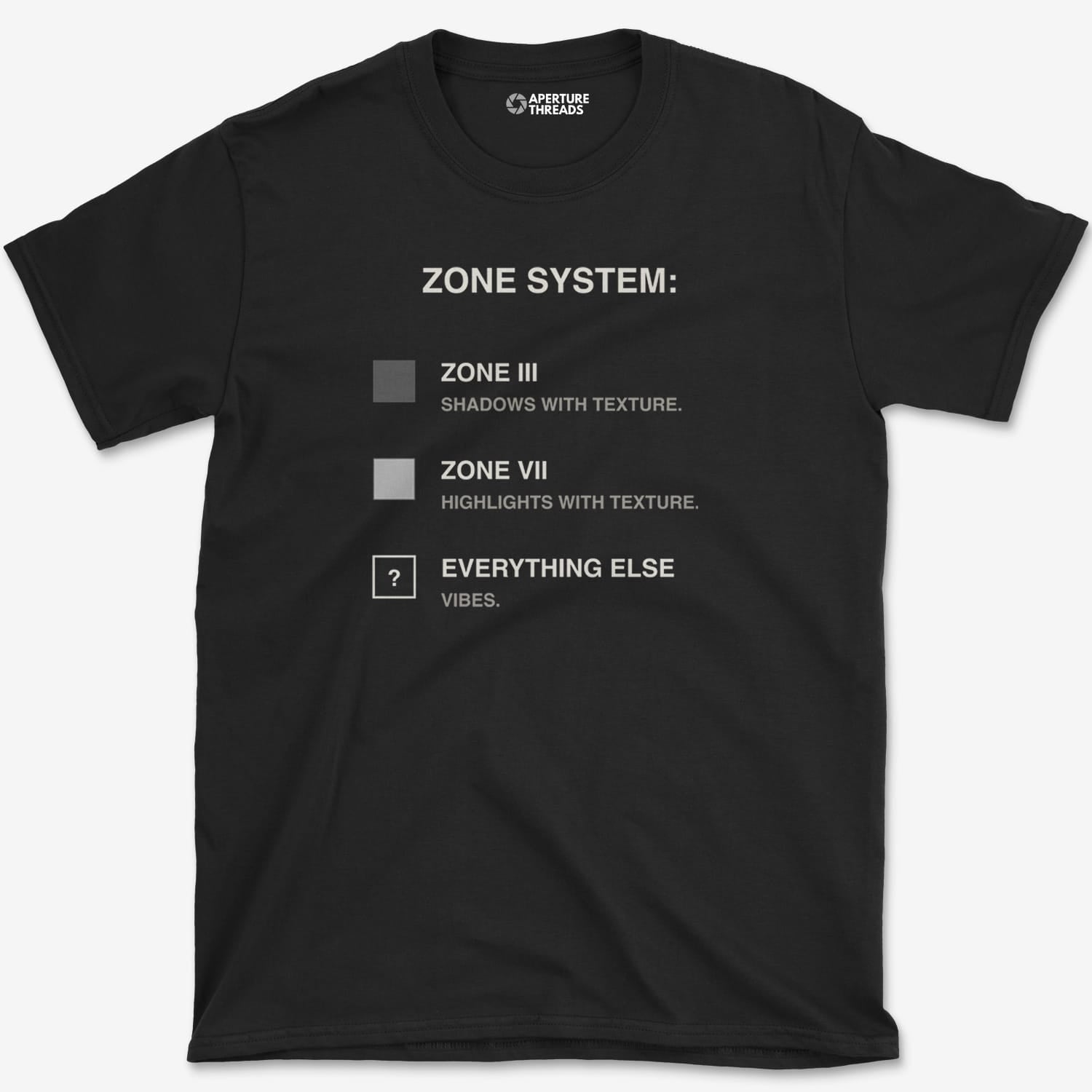 T-Shirt Black / XS Zones III VII Vibes T-Shirt
