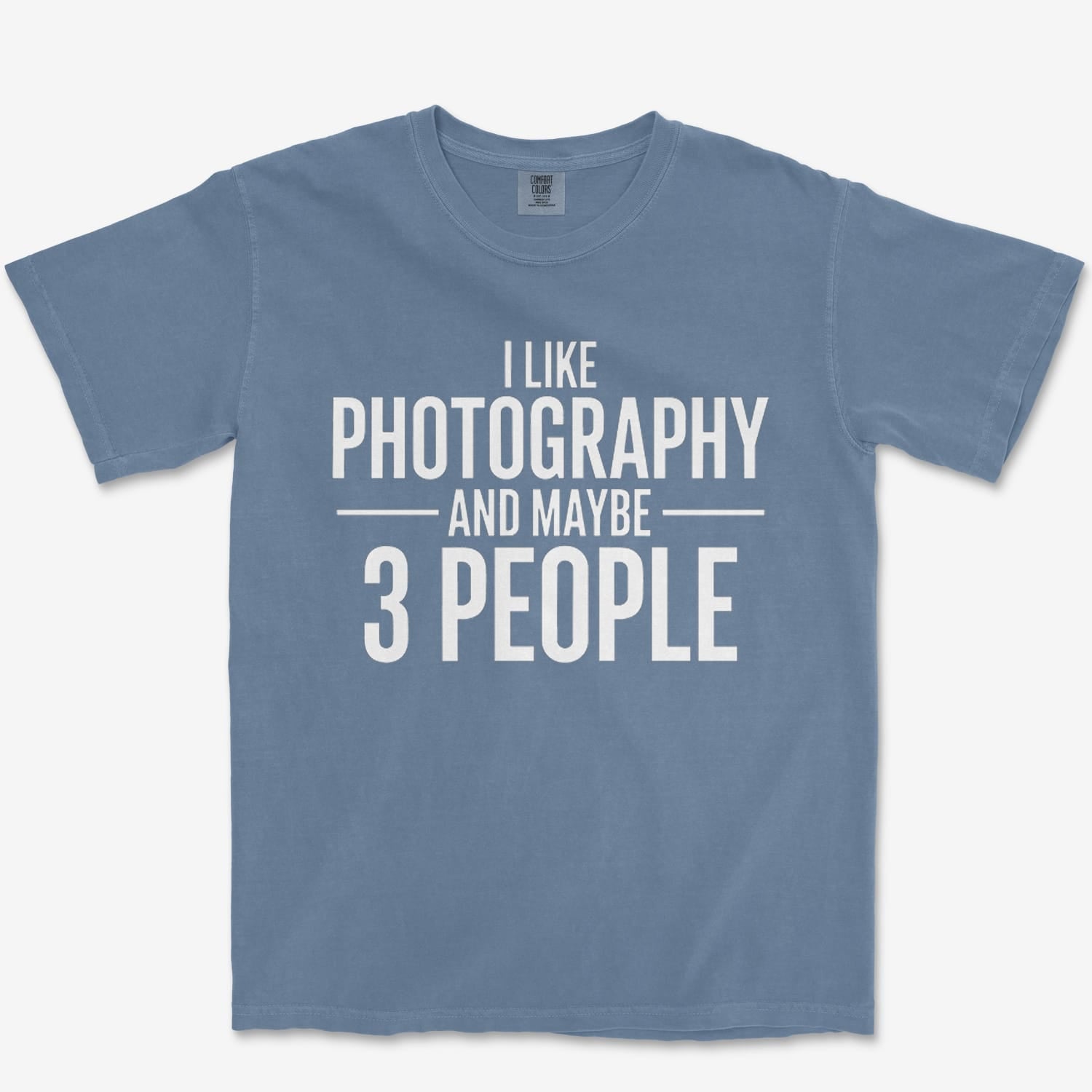 T-Shirt Blue Jean / S 3 People Heavyweight Tee