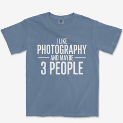 T-Shirt Blue Jean / S 3 People Heavyweight Tee