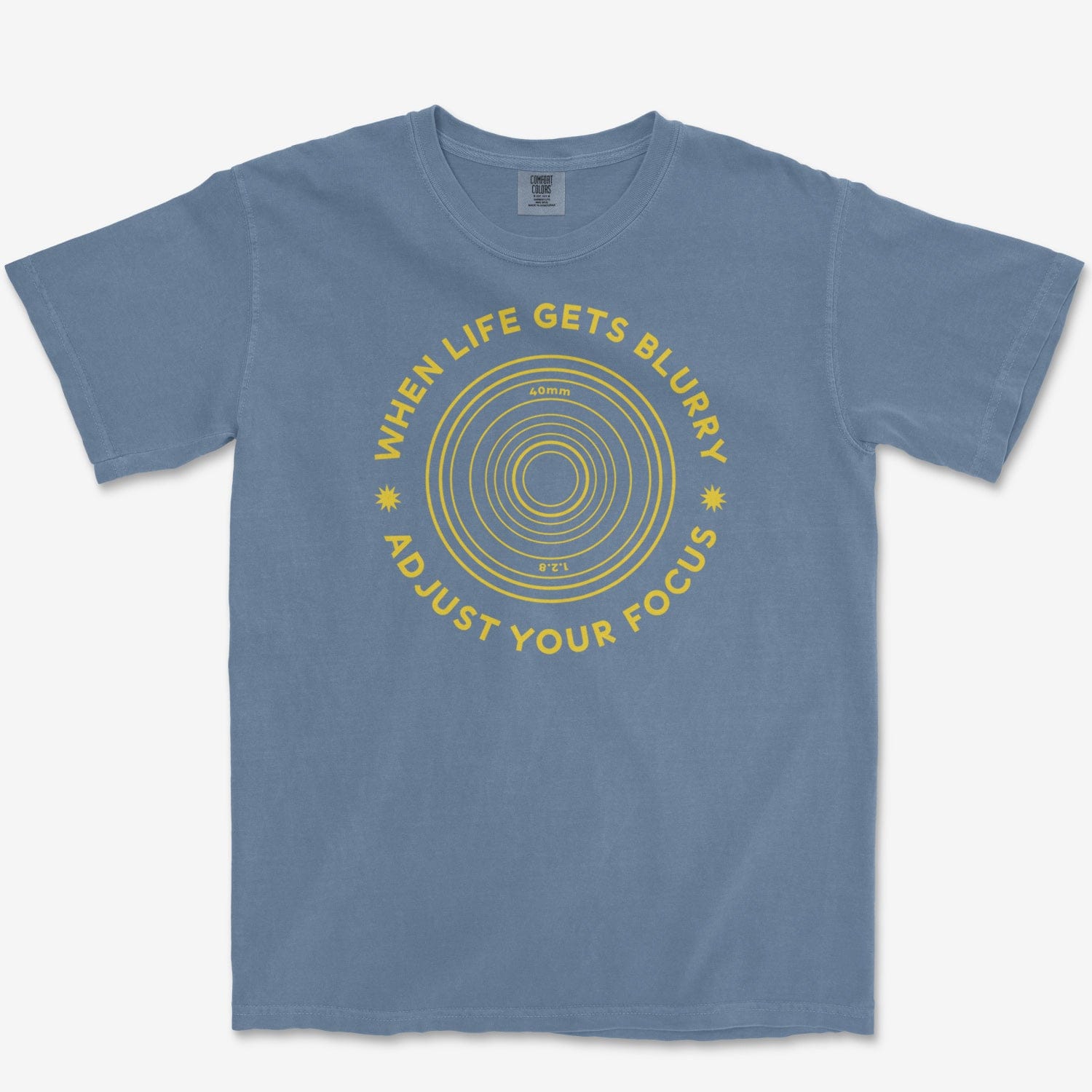 T-Shirt Blue Jean / S Adjust Focus - Premium T-Shirt