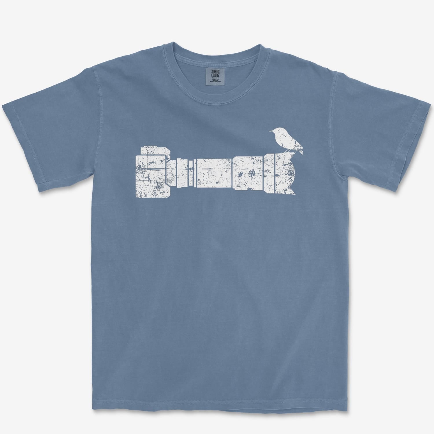 T-Shirt Blue Jean / S Bird Camera Heavyweight Tee