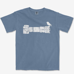 T-Shirt Blue Jean / S Bird Camera Heavyweight Tee