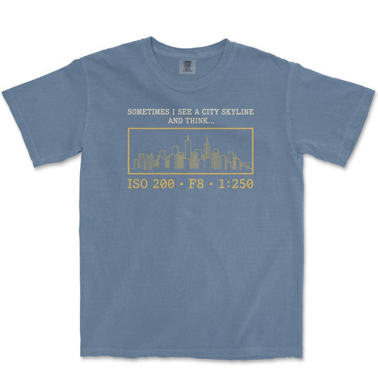 T-Shirt Blue Jean / S City Skyline - Premium T-Shirt