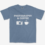 T-Shirt Blue Jean / S Coffee & Photography Heavyweight Tee