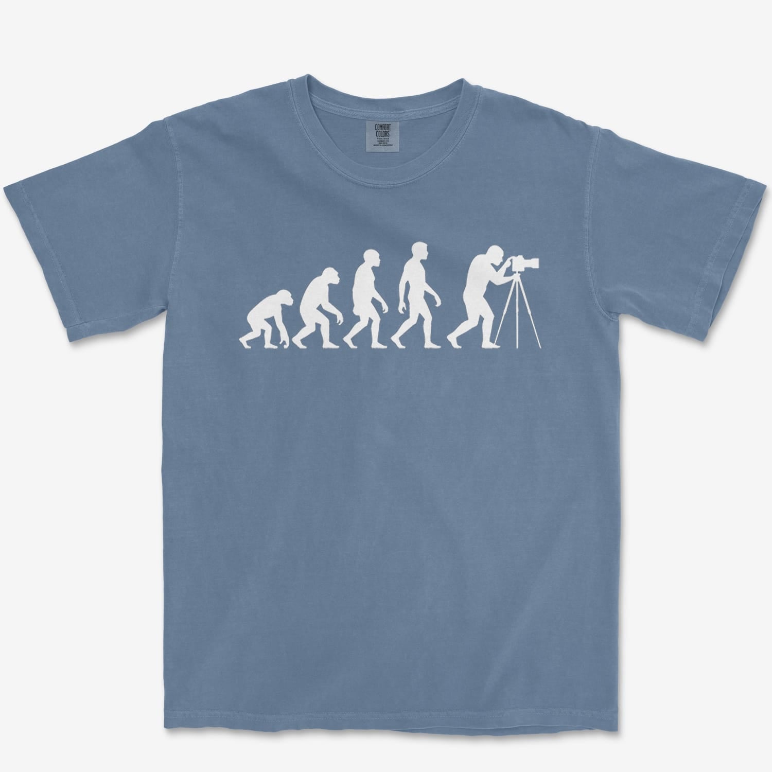 T-Shirt Blue Jean / S Evolution Man Heavyweight Tee