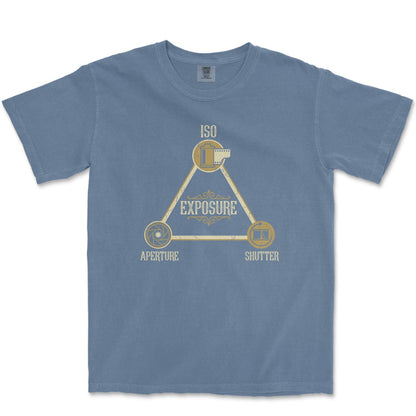 T-Shirt Blue Jean / S Exposure Triangle - Premium T-Shirt